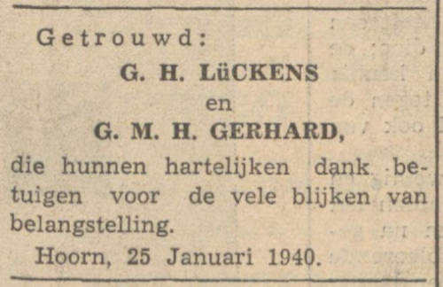 Advertentie Lückens-Gerhard