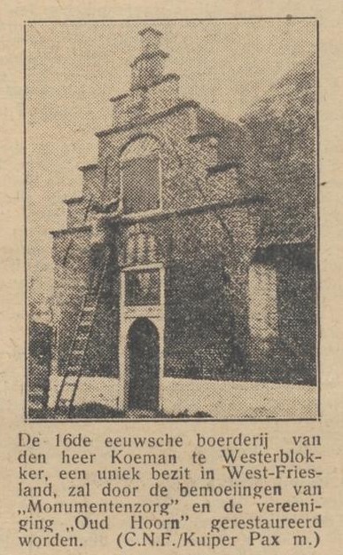 Persbericht Oud Hoorn