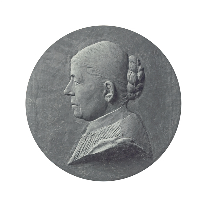 Bronzen portretreliëf CDJH Hamann