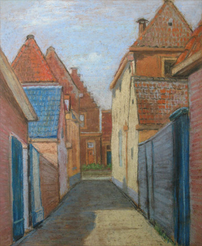 Pasteltekening, Arminiaanse Glop, Hoorn, 1928